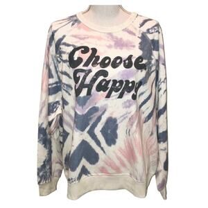 New Grayson Thread Choose Happy Crew Neck Sweatshirt XXL